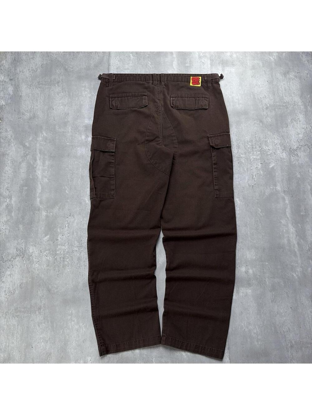 Y2K Brown Empyre Grunge Loose Cargo Skater Pants